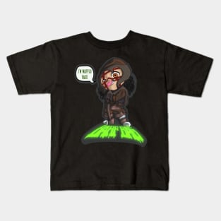 Barf Bag (aka Waffle Face) of The Gauntlet! Kids T-Shirt